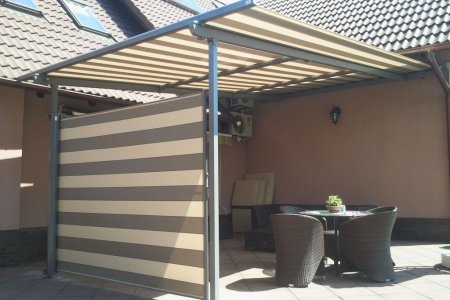 Pergola tarasowa Pergolino 400x600 + Siro 200x400