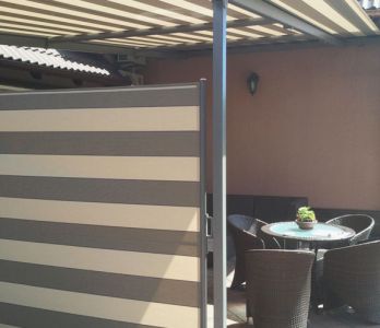 Pergola tarasowa Pergolino 400x600 + Siro 200x400