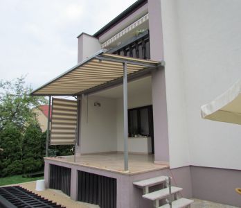 Pergola tarasowa Pergolino 500x200 + Siro 200x150