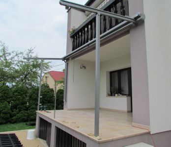 Pergola tarasowa Pergolino 500x200 + Siro 200x150